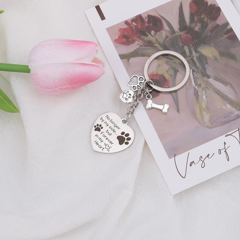 Dog Memorial Gifts for Loss of Dog Keychain Sympathy Gift for Women Men Puppy Remembrance Gift for Dog Lover - style: No Longer Dog