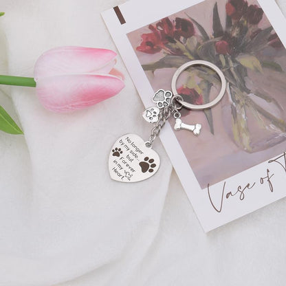 Dog Memorial Gifts for Loss of Dog Keychain Sympathy Gift for Women Men Puppy Remembrance Gift for Dog Lover - style: No Longer Dog