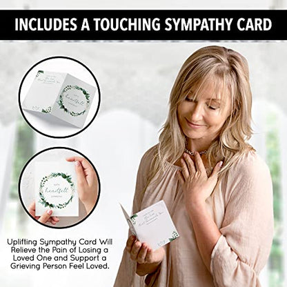 Angel Memorial Wind Chimes for Loss of Loved One - 34" Large Sympathy Wind Chimes, Memorial Gifts for Loss of Loved One Mother Father Husband Bereavement Chimes for Outside Deep Tone