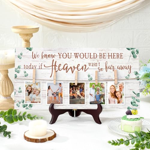 RattanView Wood Memory Sign 16 x 8 Inch in Loving Memory, Eucalyptus 4 - style: Eucalyptus 4