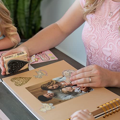 Never Ever Land Scrapbook Album – 12x10 White Scrap Book. Scrapbooking Supplies, Memory Book, Wedding Guest Book, Photo Album, Baby Shower Gifts, Valentines, Engagement Gifts - color: White
