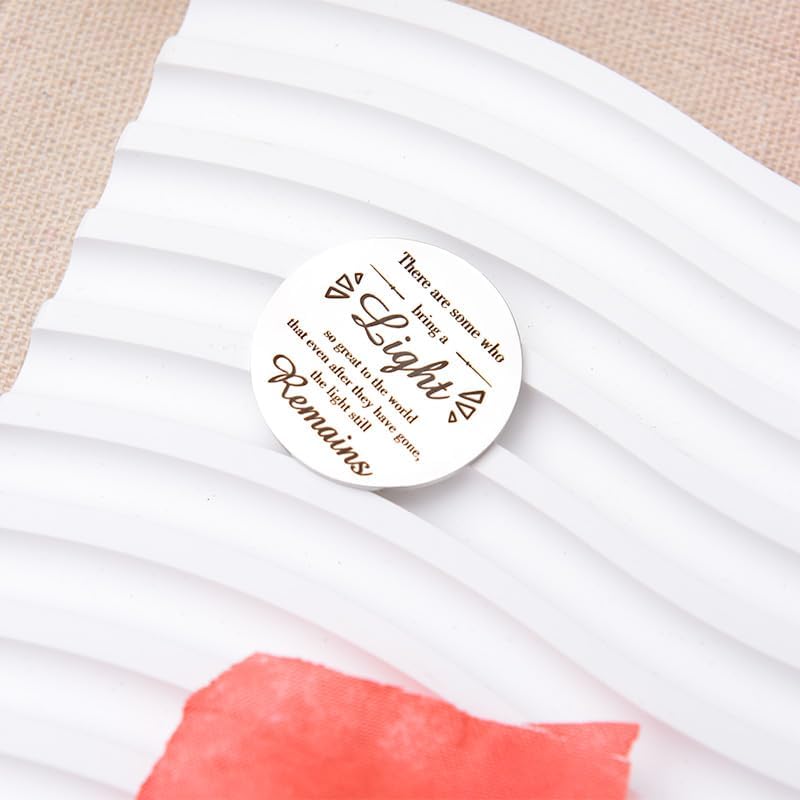 Pocket Hug Token for Women Men Him Birthday Inspirational Gifts for Daughter Friend Long Distance Gifts for Wife Mom - color: Light Remains