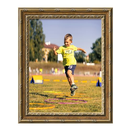 12x16 Vintage Wall Picture Frame for Rustic Paintings Prints,Gold - color: Gold, size: 12x16"