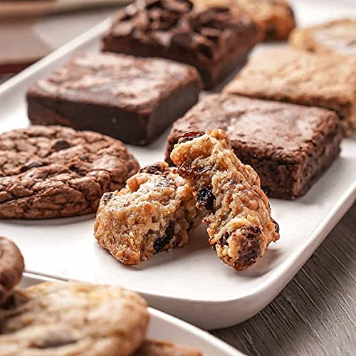 Broadway Basketeers Deluxe Sympathy Gift Box Fresh Baked Brownies & Cookies - size: Large