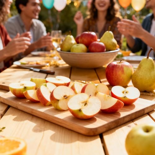 Capital City Fruit Signature Fresh Fruit Gift Basket with Apples, Pears, Crackers, Honey and Nuts (With Sympathy)