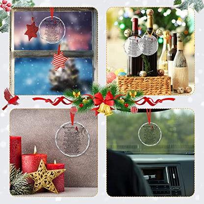 1 Pcs Memorial Christmas Ornaments Sympathy Gifts, Cardinal Style