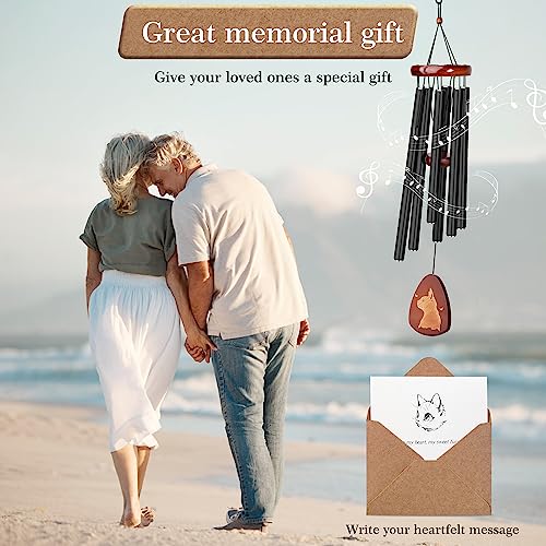 Cat Wind Chimes for Outsides, Cat Memorial Wind Chimes of Loved One Mother Father, Sympathy Wind Chimes for Cats Loss of Pet, Pet Memorial Gifts Home Decor Outdoor Garden Patio Backyard