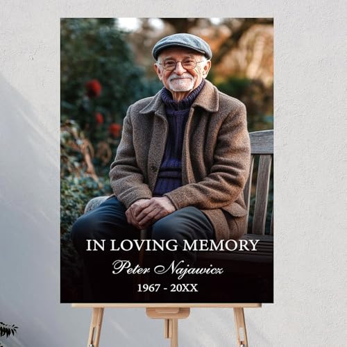 Celebration life Sign, Personalized Welcome Sign, Custom Memorial Sign, In Loving Memory Sign, Funeral Welcome Sign, Celebration of Life Welcome Sign, Celebration Life Poster -19 - color: Backgrund#19