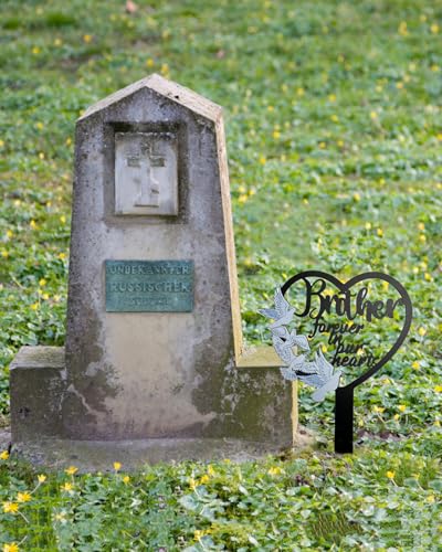 Cemetery Decorations for Grave Brother Heart Pigeon Grave Decorations for Cemetery - style: Brother Pigeon