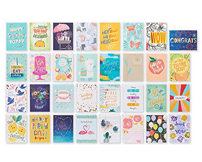 American Greetings Deluxe All Occasion Card Assortment - Birthday, Wedding, Thanks and More (32-Count)