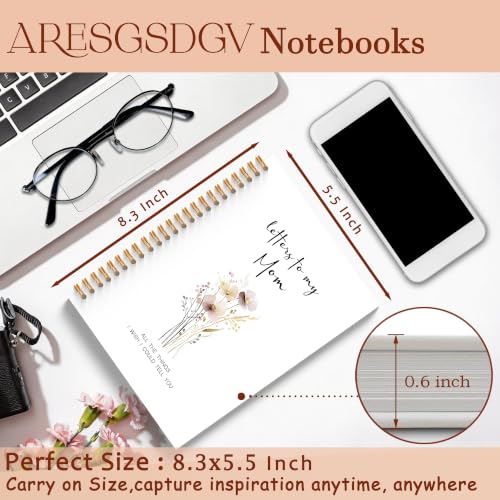 ARESGSDGV-Notebook-492 - color: Letters to mom Floral