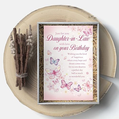 Funny & Heartfelt Birthday Card for Daughter-in-Law - Wonderful Greetings from Mother-in-Law, Birthday Wishes for Family - color: Daughter-in-Law