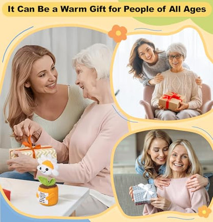 Sizobi Birthday Gifts for Mom from Daughter Son,Handmade Emotional Support | Mini Daisy Gift for Mama Mother in Law Bonus Step, Funny I Love You Stocking Stuffers for Women Small Cute Decor - style: To My Mom