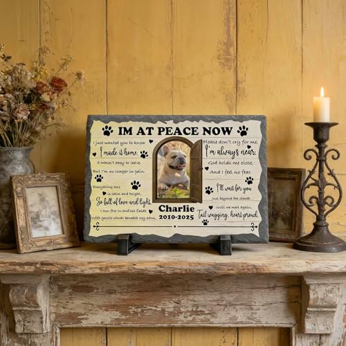 Personalized Pet Memorial Stone for Loss Dogs Cats - color: Memorial 6