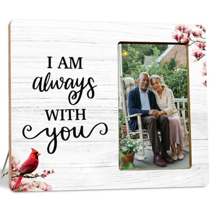 Memorial Gifts Picture Frame for Loss of One, Sympathy Remembrance Gifts Frame for Loss of Mother Grandma Dad, I am Always with You - color: Always