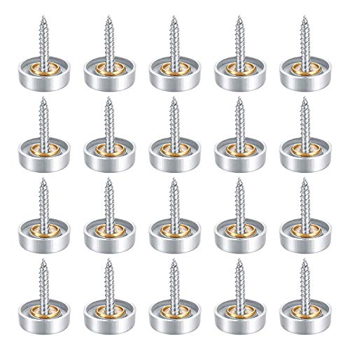 Screw Cap Covers Decorative Mirror Screws, Stainless Steel Screw Cap/Cover - size: 16mm