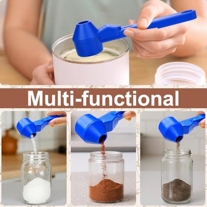 Palksky Coffee Scoop & Funnel for Reusable K Cup Refillable Coffee Pods,2 Tablespoon Coffee Measuring coffee Scooper,1PCS(Blue) - color: Blue