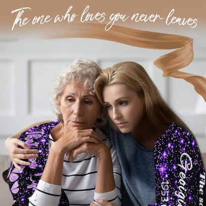 Vsmoedb Custom Memorial Blanket with Pictures for Loss of Loved One - color: Select10
