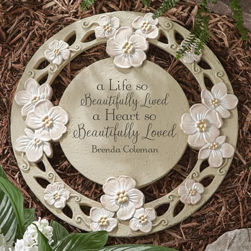 Let's Make Memories Personalized A Beautiful Life Sympathy Garden Stone - Garden Memorial - style: A Beautiful Life