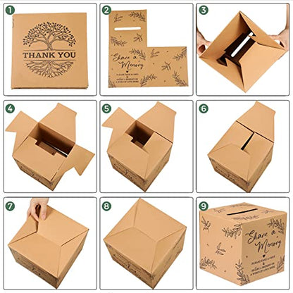 Pajean 50 Share a Memory Cards and Box, Kraft Color, Trendy - color: Kraft Color, style: Trendy