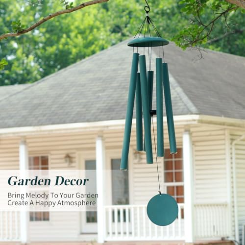 ASTARIN 45in Wind Chimes for Outside,Green - size: 45" Green