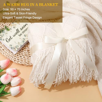 Get Well Gifts for Women After Surgery Feel Better Gift Basket Sympathy Care Package for Woman Self Care Gifts for Women Thinking of You Gift for Friend Mom Sister Wife Grandma