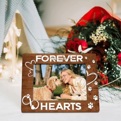 Photo Gifts Wooden Picture Frame, I Loved You All of Your Life, Wood Pet Dogs Gift Picture Frames, Pet Memorial Gifts for Dogs, Wooden Photo Frame For Wall Tabletop Display 7.9 * 5.7inches - color: Style 15