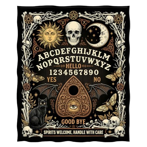 Levens Ouija Board Throw Blanket|50"x60"|Soft Lightweight Cozy Decor Gift - color: Ouija Board, size: 50"x60"