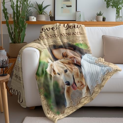 Ship Next Day, Custom Pet Memorial Blanket with Photos - Printed in USA, Personalized Pet Memorial Gifts for Dogs Cats Loss of Pet Sympathy Gift Dog Bereavement Remembrance Pet Loss Gifts - color: Style 16 - Pet