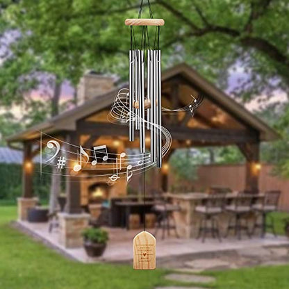 Gtizry Memorial Wind Chimes, Sympathy Wind Chimes for Loss of Loved One, 28.7 inches