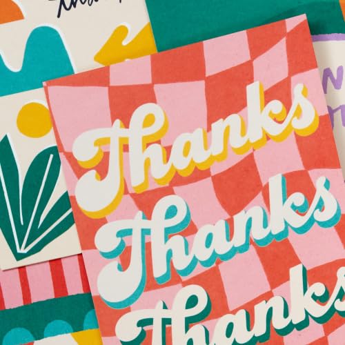 Hallmark Retro Thank You Cards, Assorted 24-Pack (Thanks A Million) - style: Retro Thank You