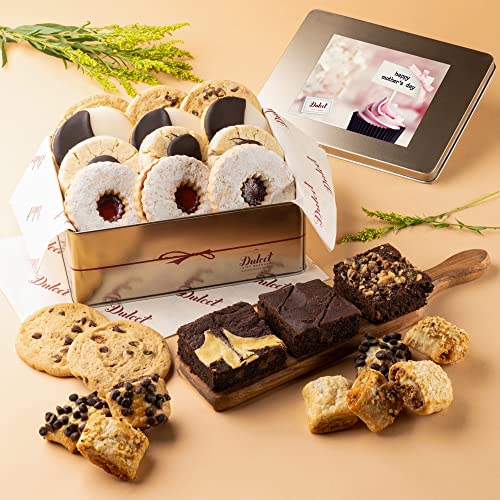 Mothers Day Gourmet Gift Baskets for Mom & Wife — Food Gifts for Grandmother, Sister, Daughter & Friends by Dulcet Gift Baskets - Personal Note Option Available - style: Mother's day