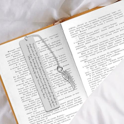 Memorial Bookmark Sympathy Gifts for Loss of Loved Mom Dad Grandma Grandpa Friend Bereavement Gift Ideas for Women Men Remembrance Keepsake Sorry for Your Loss Metal Book Marker