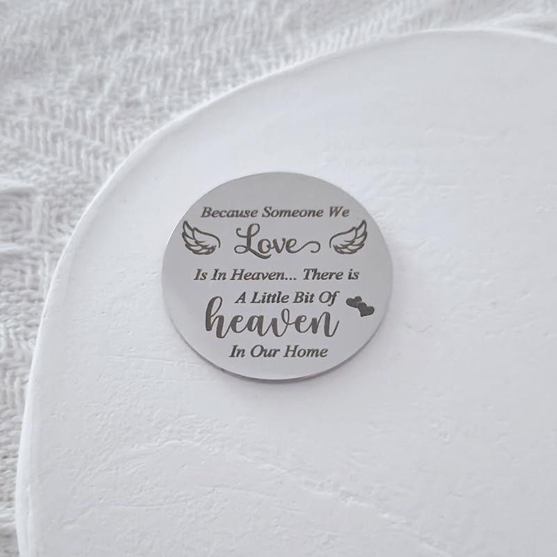 RFTWXHPN Pocket Hug Token Gift Keychain Christmas Birthday Gifts Long Distance Relationship Hug Tokens Keepsake Pocket Hugs - color: Because Someone We Love