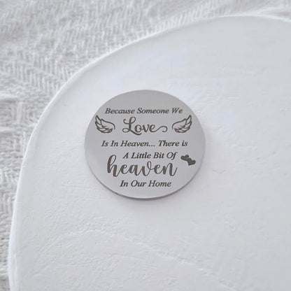 RFTWXHPN Pocket Hug Token Gift Keychain Christmas Birthday Gifts Long Distance Relationship Hug Tokens Keepsake Pocket Hugs - color: Because Someone We Love