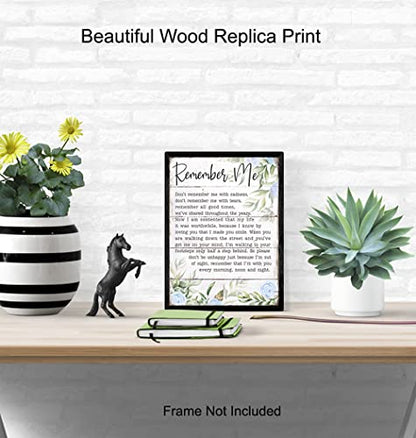 Bereavement Gifts - Remembrance Gifts - Pet Dog Cat Memorial Art - Encouragement Print - Inspirational Uplifting Positive Quotes Wall Art Decor - In Loving Memory Artwork - In Memory of Loved One