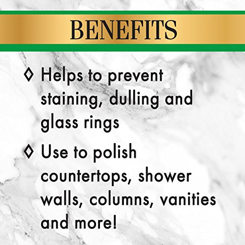 Stone Care International Granite Stone Cleaner and Polish Combo for Granite Marble Soapstone Quartz Quartzite Slate Limestone Corian Laminate Tile Countertop