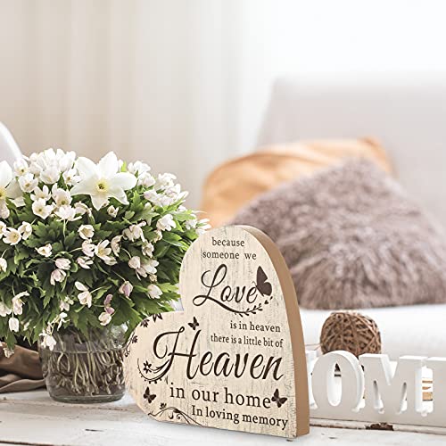 Sympathy Gift Bereavement Memorial Decor Sign Loss of Loved One Remembrance Sign Memorial Present Condolence Sign Loss of Mother Father Sympathy Gift Living Room Home Table Centerpiece Decor