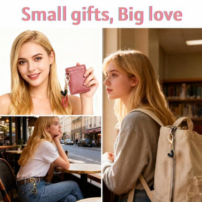 YOJO Pocket Hug Keychain, Love Keychain with Positive Affirmation Card, Emotional Support, Inspirational Gift - color: Black