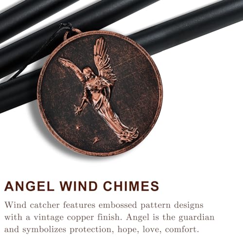 34" Angel Wind Chimes for Outside, Gifts for Women Mom Grandma - size: 34" Angel