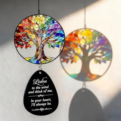 Sympathy Wind Chimes Gifts for Loss of Loved One, Memorial Wind Chimes Gifts for Loss of Mom Dad, Sympathy Wind Chimes for Funeral, Grief Bereavement Gift, Condolences Present for Loss