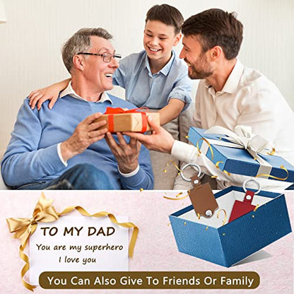 Double Sided Custom Keychain With Picture Alloy Color Printing Personalized Photo Keychain Customizable Text Gifts - color: D-fathers Day