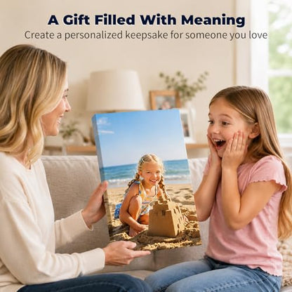 Personalized Custom Canvas Prints Photo on Canvas Wall Art Framed 18x24 | create canvas from photo canvas prints with your photos custom photo personalized wall photos custom picture photo gift - color: Artist Wrapped Canvas, size: 18"L x 24"W