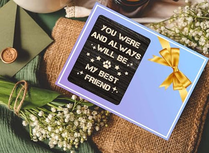Dog Picture Frame, Cute Pet Wood Photo Frame, Dog Lover Gifts, Sympathy Gifts for Loss of Dog, You Were And Always Will Be My Best Friend Frame, Pet Remembrance Gifts -c05 - style: Pet
