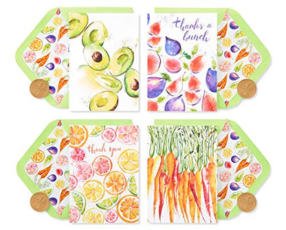 Papyrus Thank You Cards with Envelopes, Fruits and Vegetables (20-Count) - color: Fruits and Vegetables