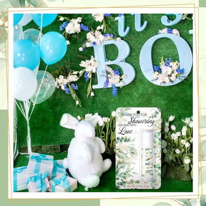 30 Pack Sage Green Baby Shower Games Prizes Party Gifts Bulk Lip Balms Favors for Winners Adults Guests Gender Reveal Favors Decorations Baby Shower Souvenirs Gift Bags Stuffers - style: Sage Green