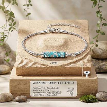 Urn Bracelet for Ashes Tree of Life/Turquoise/Sunflower Cremation Bracelet for Women