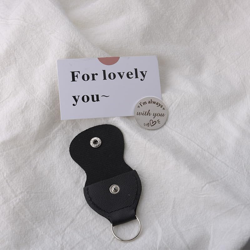 Pocket Hug Token for Women Men Him Birthday Inspirational Gifts for Daughter Friend Long Distance Gifts for Wife Mom - color: I'm Always With You