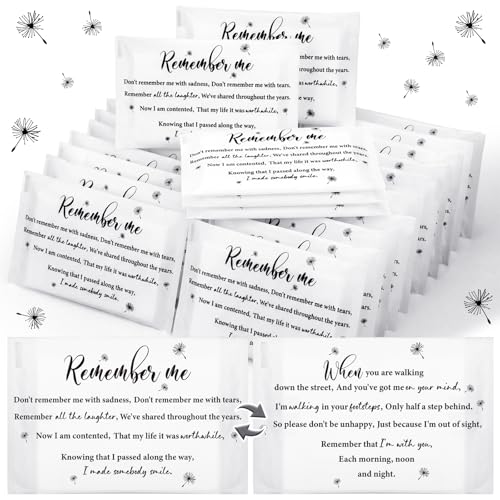 Tenceur 50 Bulk Funeral Tissues Packs Facial Tissue 3 Ply Favor, Classic - style: Classic