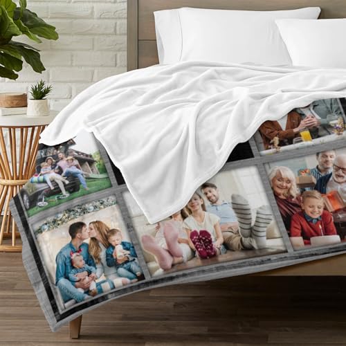Personalized Memorial Picture Blanket Custom Hug from Heaven Sympathy Gift | HD Printing Flannel Throw Blanket for Grief and Remembrance Loss of Mother Father - color: Design 11